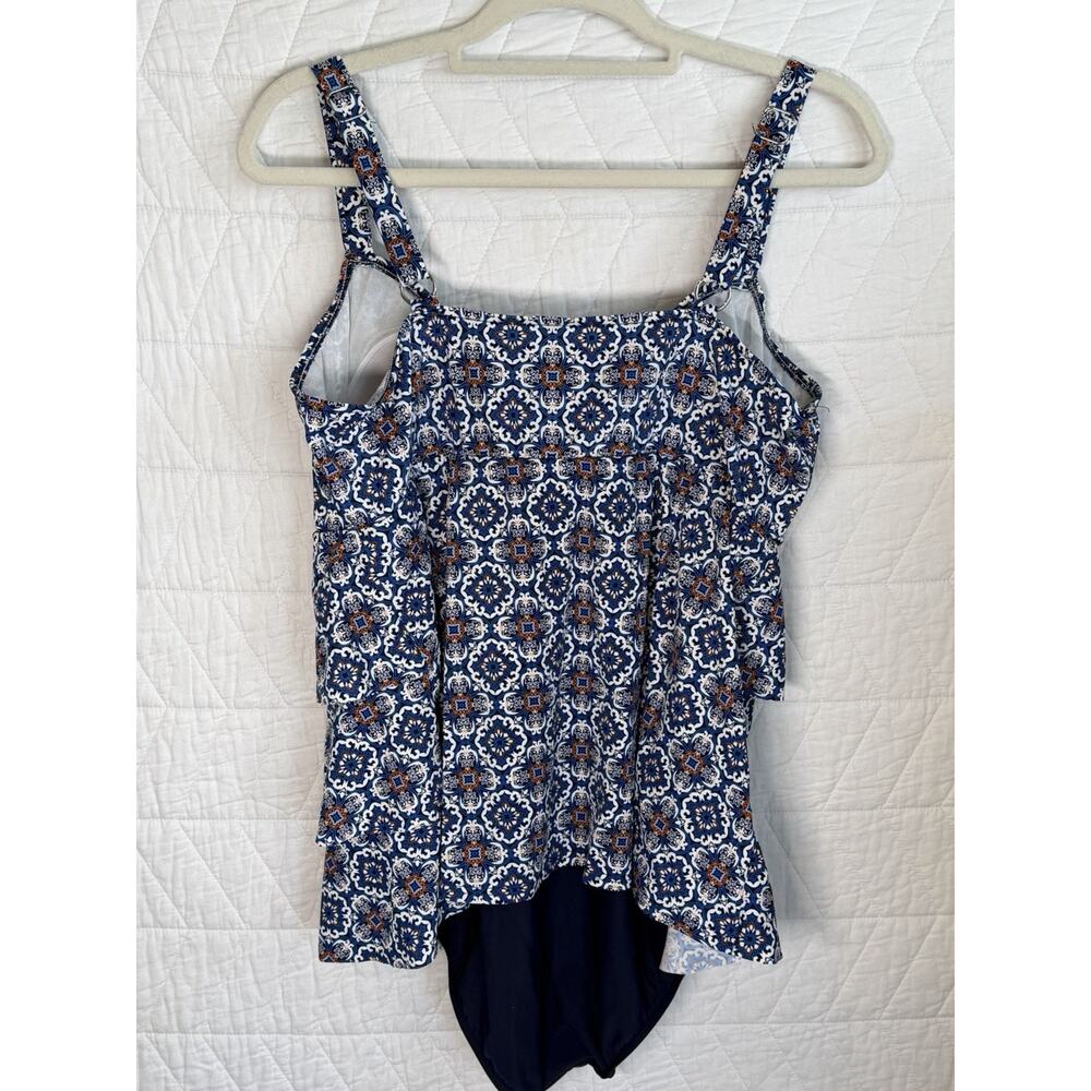 Swimsuit Tankini Romper One Piece Womans Plus 18W Slimming